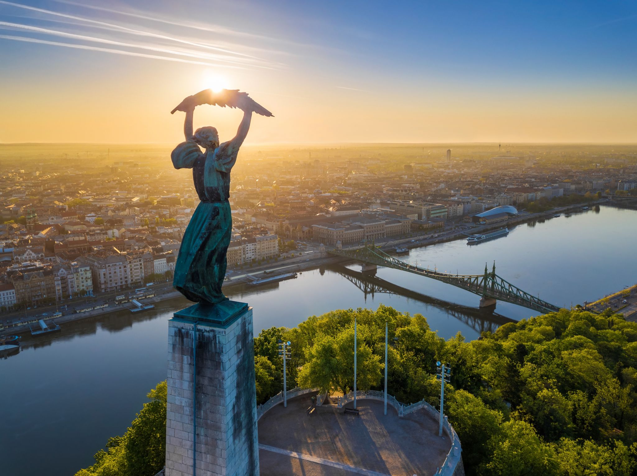 Citadella viewpoint in Budapest